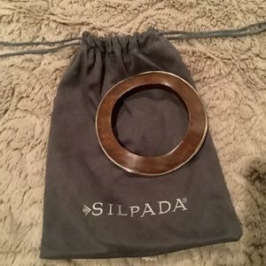 Silpada Wavy Rosewood Sterling Bangle